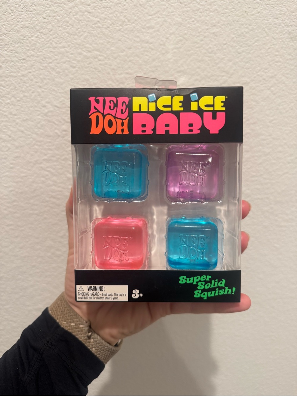 Nice Ice Doh Baby Super Solid Squish Set - Pink, Blue, Purple
